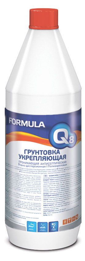 Строительство и ремонт Грунтовка укрепляющая Formula Q8, 1 л
