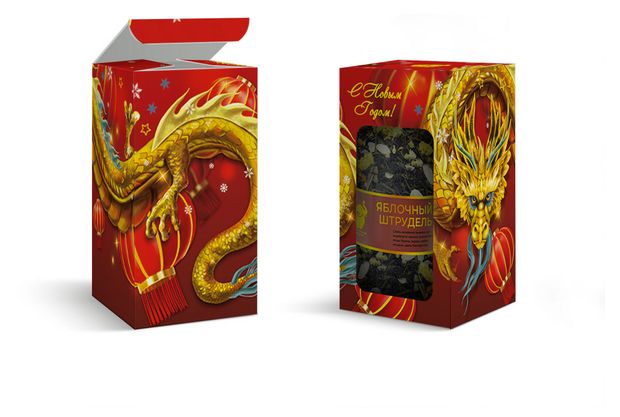 Смесь черного и зеленого чая Первая Чайная компания Яблочный штрудель 110 г 270₽