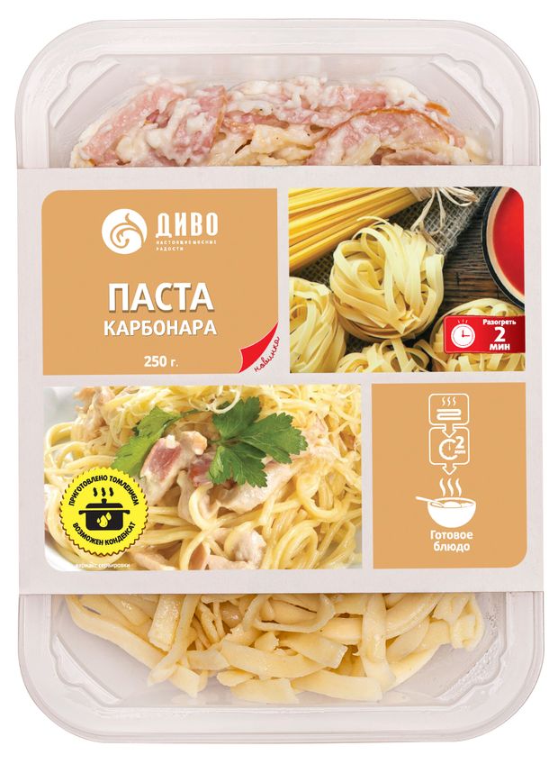 Паста Диво Карбонара 250 г 199₽