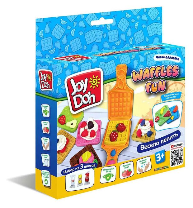 Набор для лепки Joy Doh Waff-60 Вафли 199₽