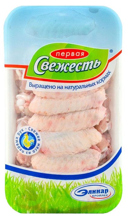 Крылья куриные Первая свежесть две части раздельно охлажденные вес 400₽