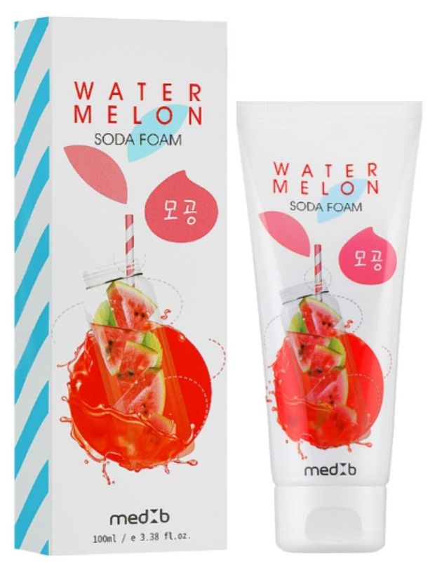Пенка для умывания MEDB watermelon soda с экстрактом арбуза и содой, 100 мл