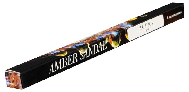 Набор палочек ароматических Roura Янтарный сандал, 8 шт