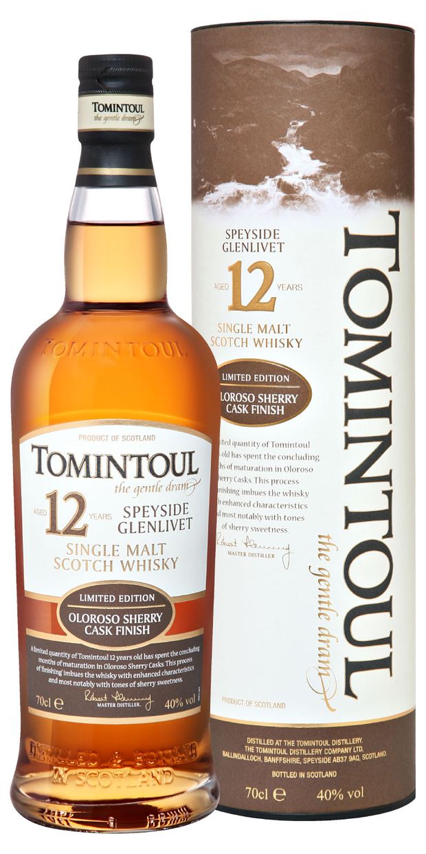 Виски Angus Dundee Tomintoul Speyside Glenlivet Oloroso Sherry Cask Finish 12 лет Великобритания, 0,7 л