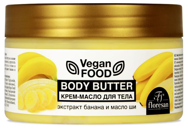Крем-масло для тела Floresan Cosmetic масло ши и банан, 250 мл