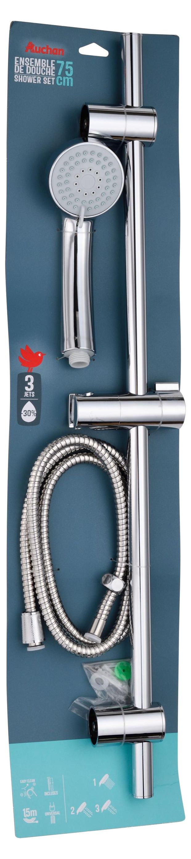 Душевой гарнитур АШАН Красная птица Лейка для душа Шланг Штанга 75 см 1200₽