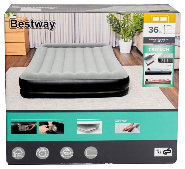 Кровать надувная BESTWAY Tritech Airbed, 203х152х36 см