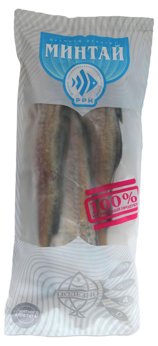 Минтай замороженный РРК без головы 700 г 169₽