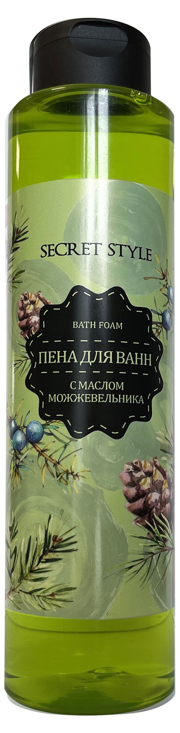 Пена для ванны Secret Style С маслом можжевельника, 390 мл
