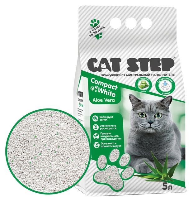 Наполнитель для кошачьего туалета Cat Step ко...