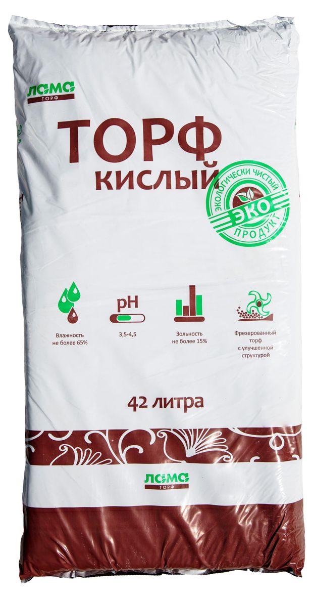 Торф кислый Лама Торф, 42 л