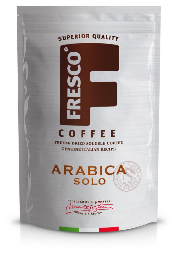   Ашан Кофе растворимый Fresco Arabica Solo, 75 г