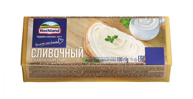 Сыр плавленый сливочный Hochland 35 БЗМЖ 100 г 49₽