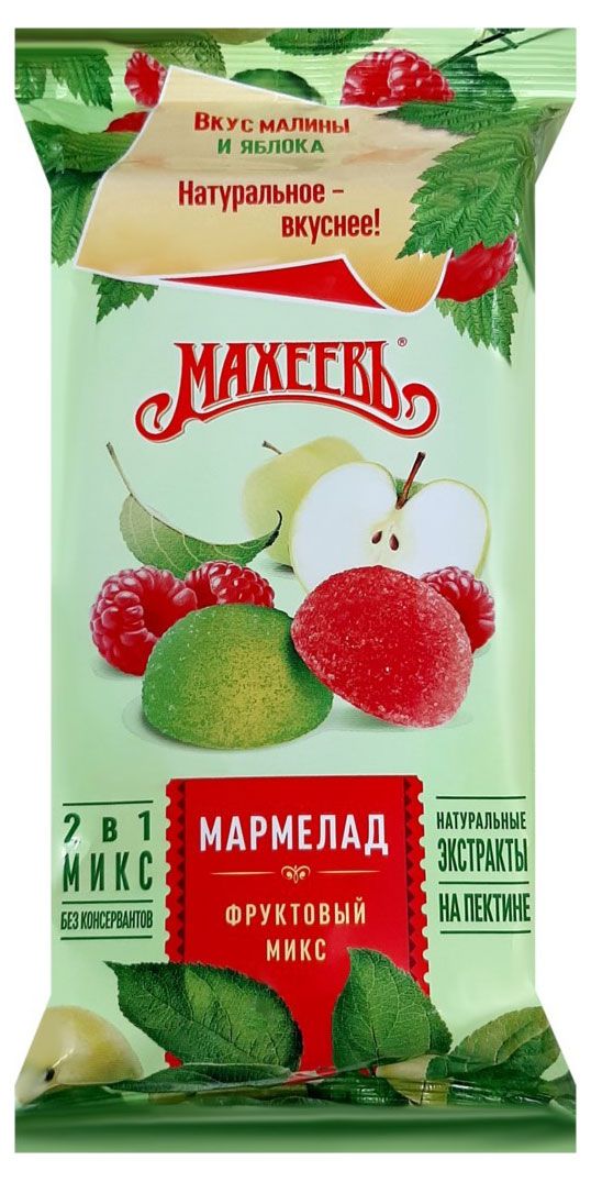 Мармелад желейный МАХЕЕВЪ Фруктовый микс, 250 г