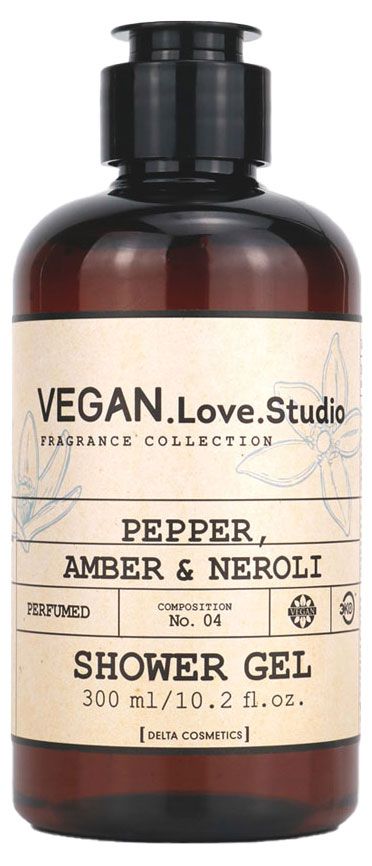 Гель для душа VEGAN.Love.Studio Pepper Amber Neroli, 300 мл
