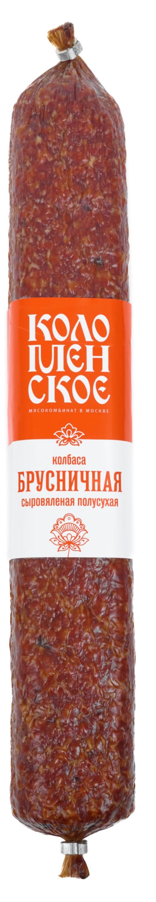 Колбаса Коломенское Брусничная сыровяленная полусухая 700 г 1839₽