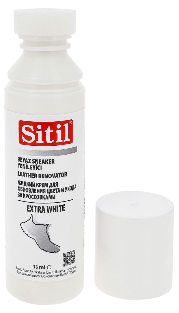 Жидкий крем-краска Sitil для гладкой кожи белая, 75 мл