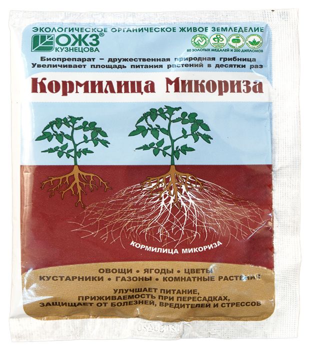 Удобрение БашИнком Кормилица Микориза для корней, 30 г