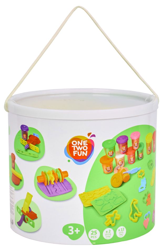 Игрушки Набор для лепки ONE TWO FUN с аксессуарами