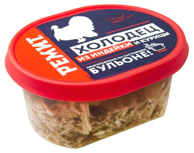 Холодец Ремит индейка и курица на бульоне, 400 г