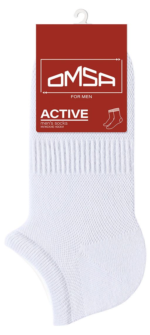 Носки мужские OMSA for MEN Active укороченные Bianco, р 39-41