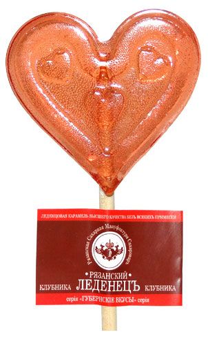 Карамель леденцовая фигурная СахароварЪ Сердце, 21 г
