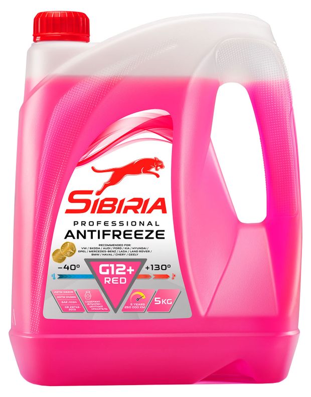 Автотовары  Ашан Антифриз Sibiria Antifreeze 12G, 5 кг