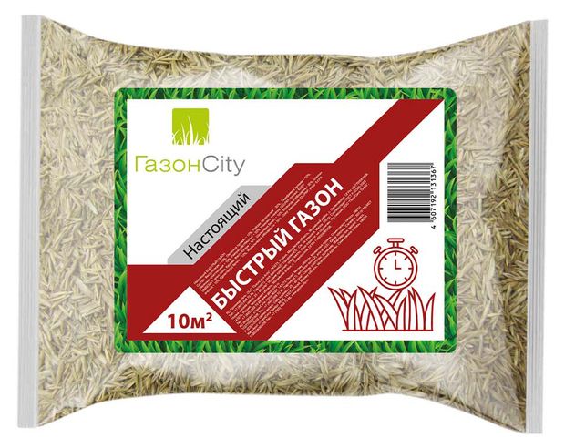 Семена газона ГазонСity Настоящий Быстрый, 300 г