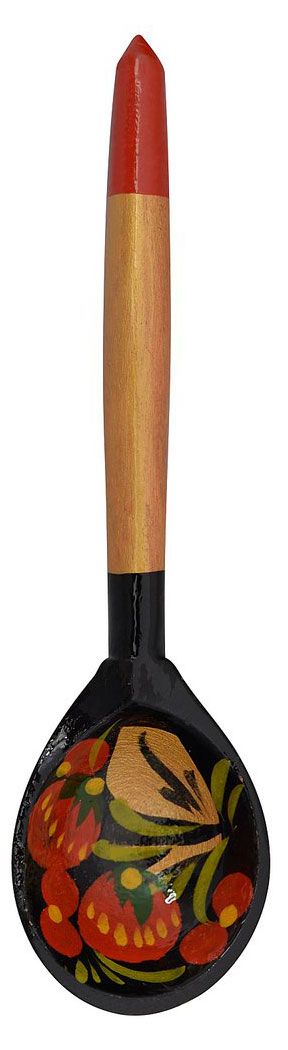 Ложка Мультидом Деревянная чайная расписная