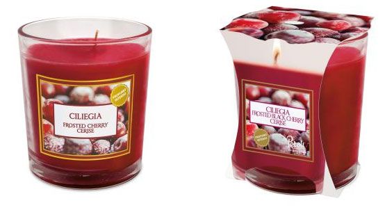 Свеча ароматизированная в стакане Petali Матовая вишня 1 шт 299₽