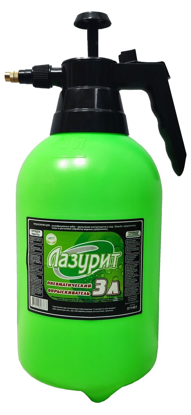 Опрыскиватель ручной Инструм-Агро Лазурит пневматический, 3 л