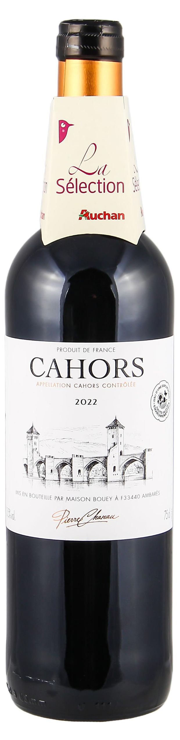 Алкоголь (самовывоз) Вино Pierre Chanau Cahors красное сухое Франция, 0,75 л