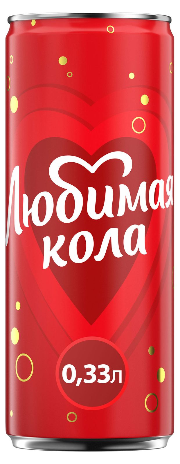 Напиток газированный Любимая кола 330 мл 70₽