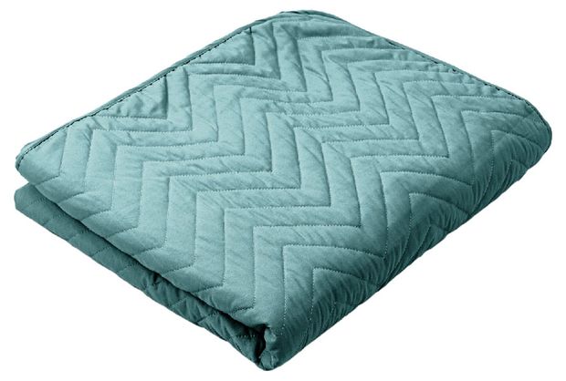 Покрывало стеганое Василиса Лазурный, 150х210 см