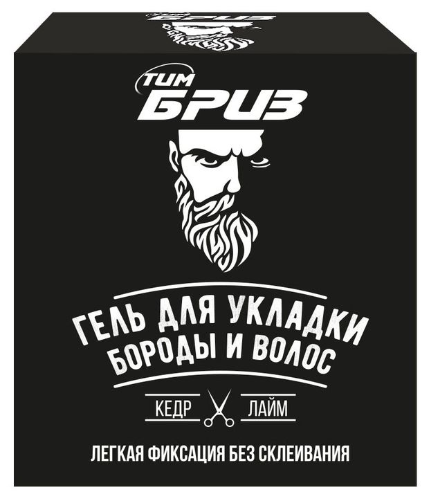 Гель для укладки бороды и волос Тим Бриз, 100 мл