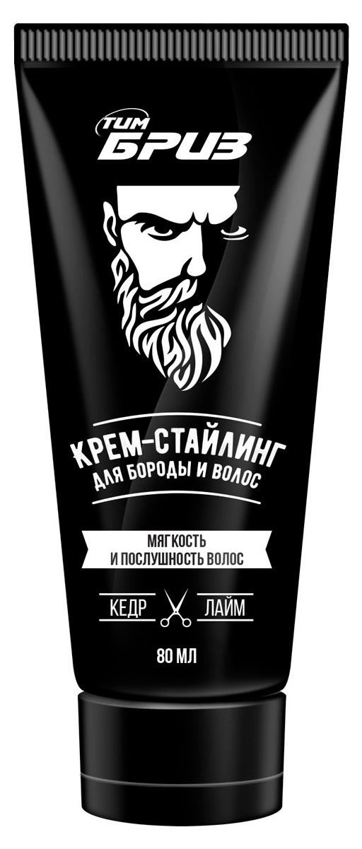 Крем-стайлинг для бороды и волос Тим Бриз, 80 мл