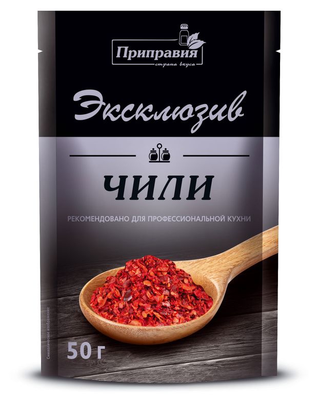 Перец чили Приправия Эксклюзив дробленый 50 г 100₽