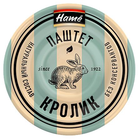 Паштет из мяса кролика Hame 100 г 135₽