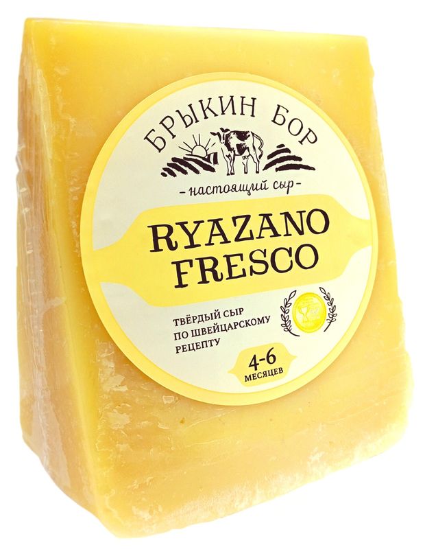 Сыр твердый Ryazano Fresco Брыкин Бор 50% БЗМЖ, ~ 250 г