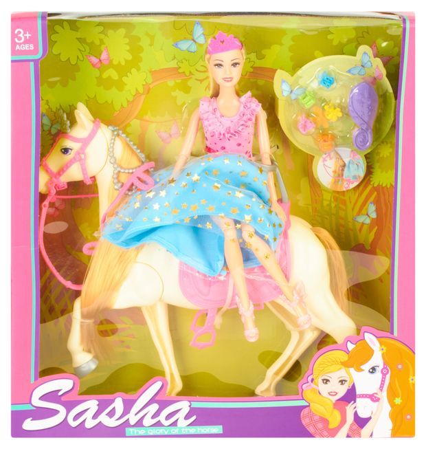 Набор игровой ONE TWO FUN Кукла на лошади