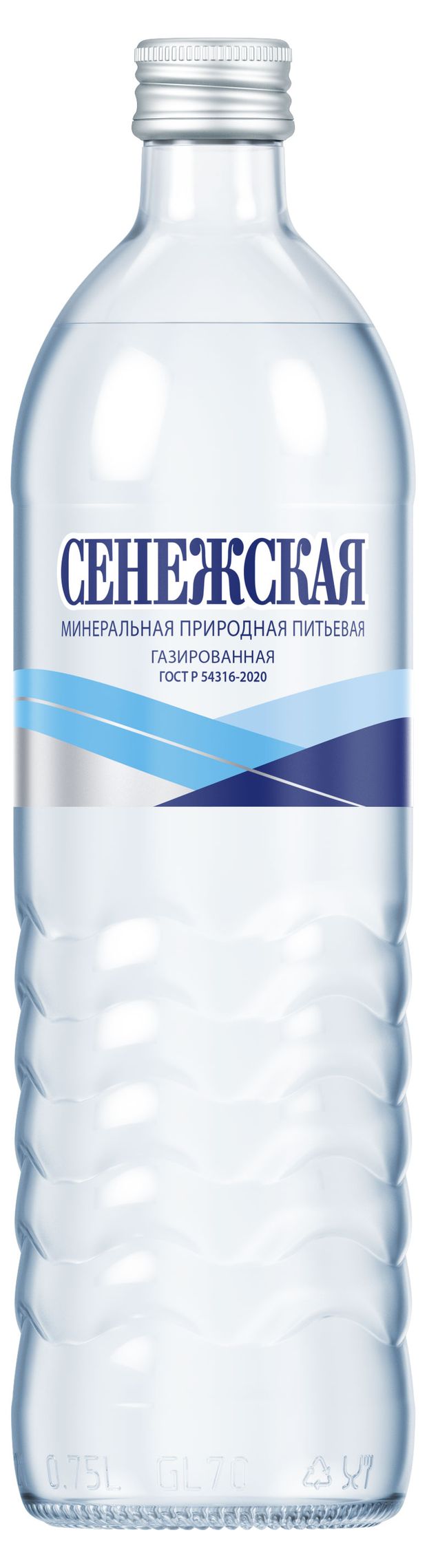 Вода питьевая Сенежская газированная 075 л 85₽