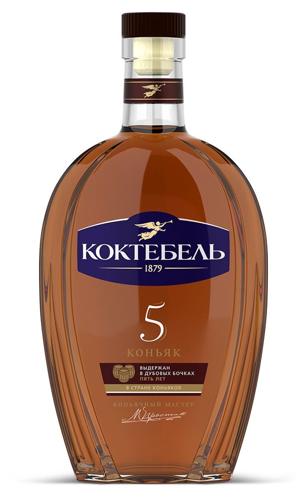 Коньяк Коктебель 5 лет Россия 05 л 800₽