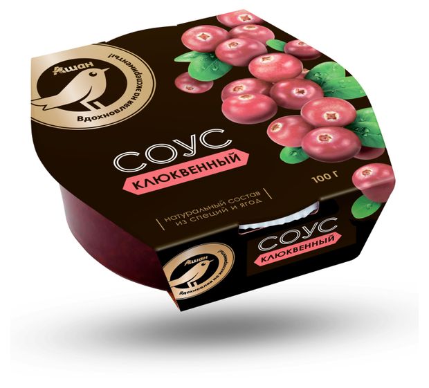 Соус клюквенный АШАН Золотая птица, 100 г