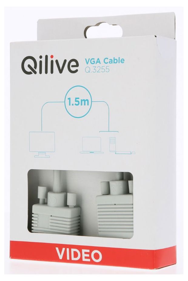 фото Кабель qilive vga, 1,5 м