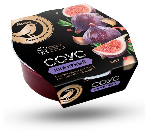 Соус инжирный АШАН Золотая птица 100 г 120₽