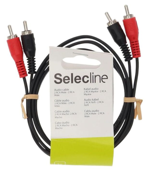 Кабель Selecline 2RCA 1 м 221₽
