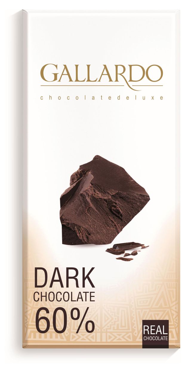 Шоколад горький Gallardo 60% Иран, 80 г