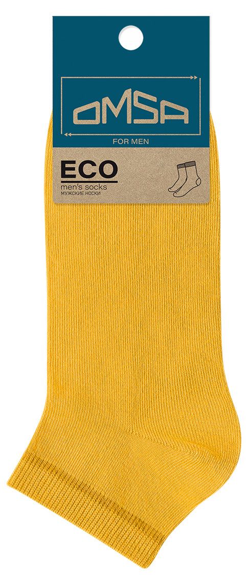 Носки мужские Omsa for Men ECO 402 Colors укороченный Giallo, р. 39-41