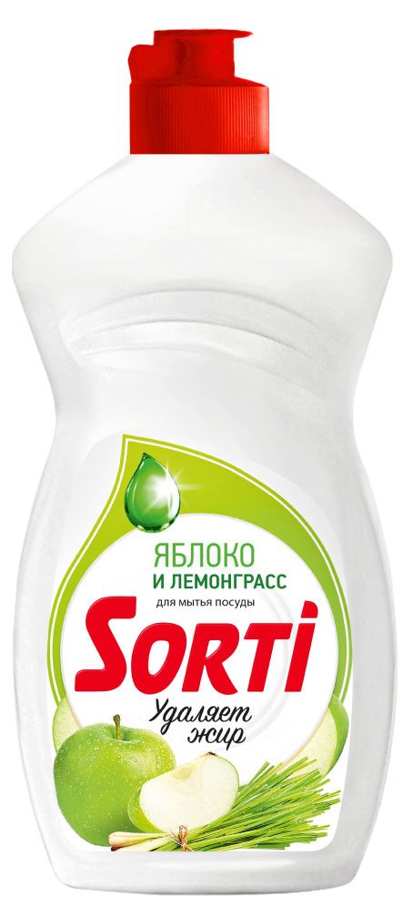 Средство для мытья посуды Sorti Яблоко и лемонграсс 450 г 75₽