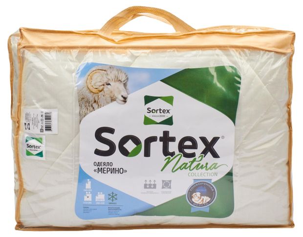 фото Одеяло 2-спальное sortex шерсть, 172х205 см